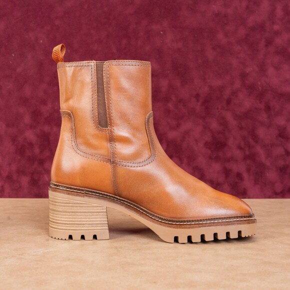 Pikolinos Women Valladolid Brown Leather Zip Chunky Heel boots 8.5US EUR39 - Picture 8 of 8